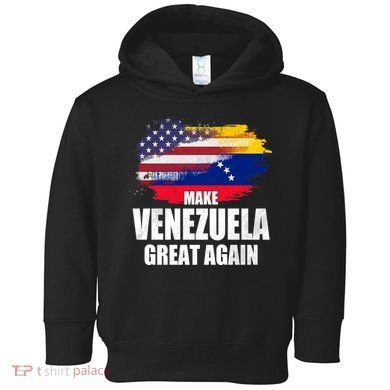 Make Venezuela Great Again USA Flag Toddler Hoodie