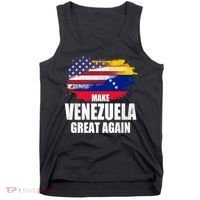 Make Venezuela Great Again USA Flag Tank Top thumb 0