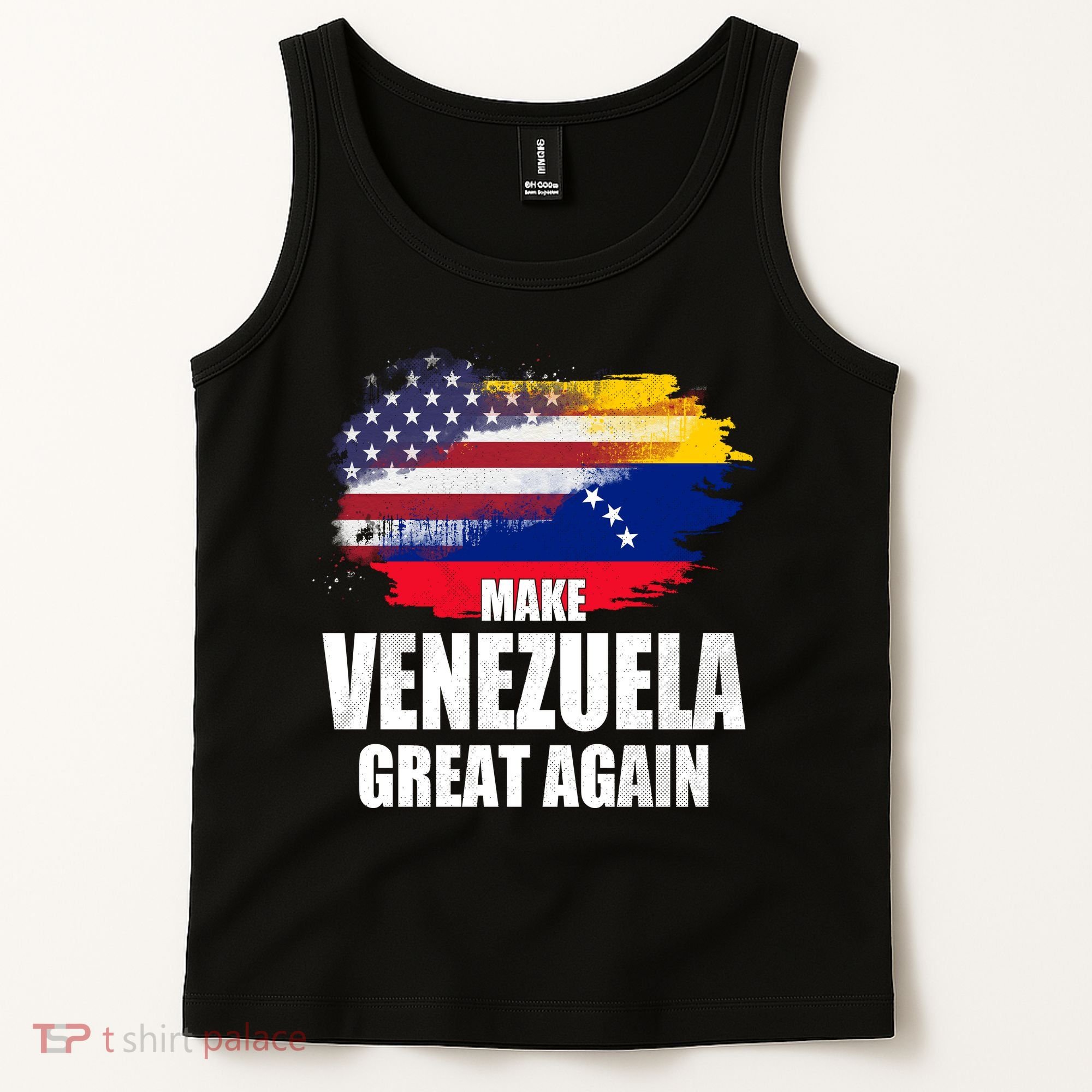 Make Venezuela Great Again USA Flag Tank Top