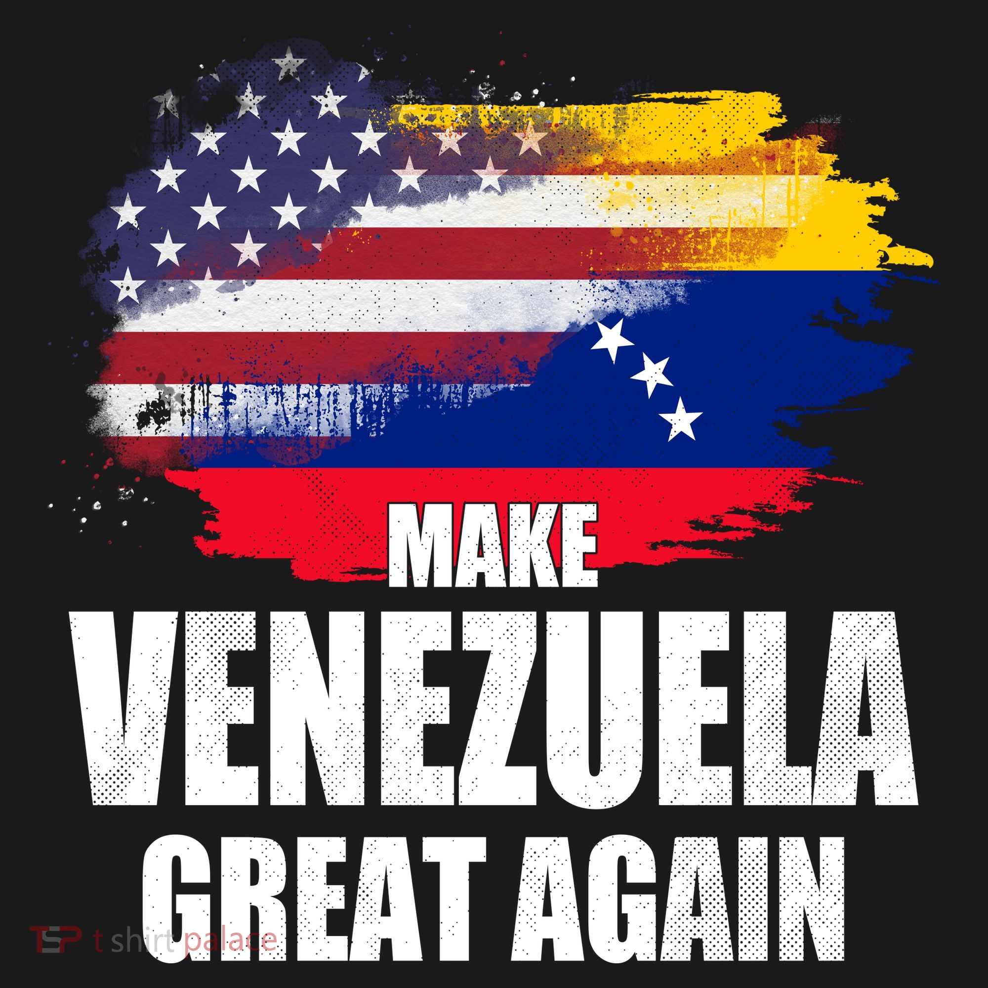 Make Venezuela Great Again USA Flag Tank Top