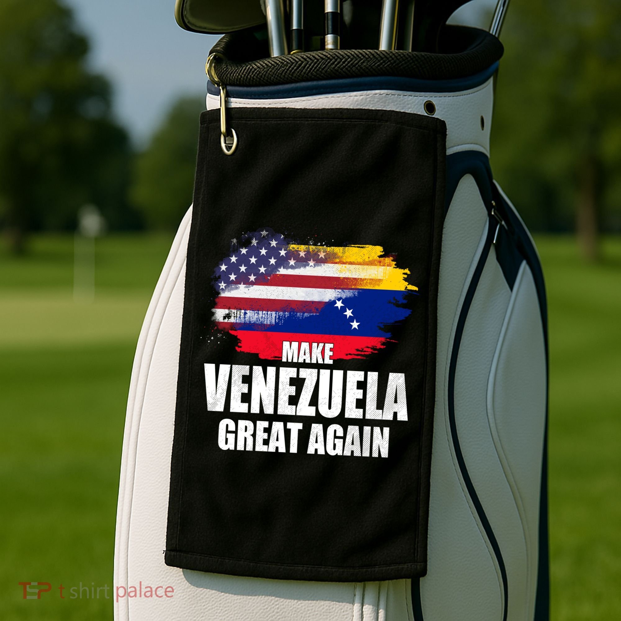 Make Venezuela Great Again USA Flag Golf Towel
