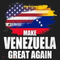Make Venezuela Great Again USA Flag Golf Towel thumb 3