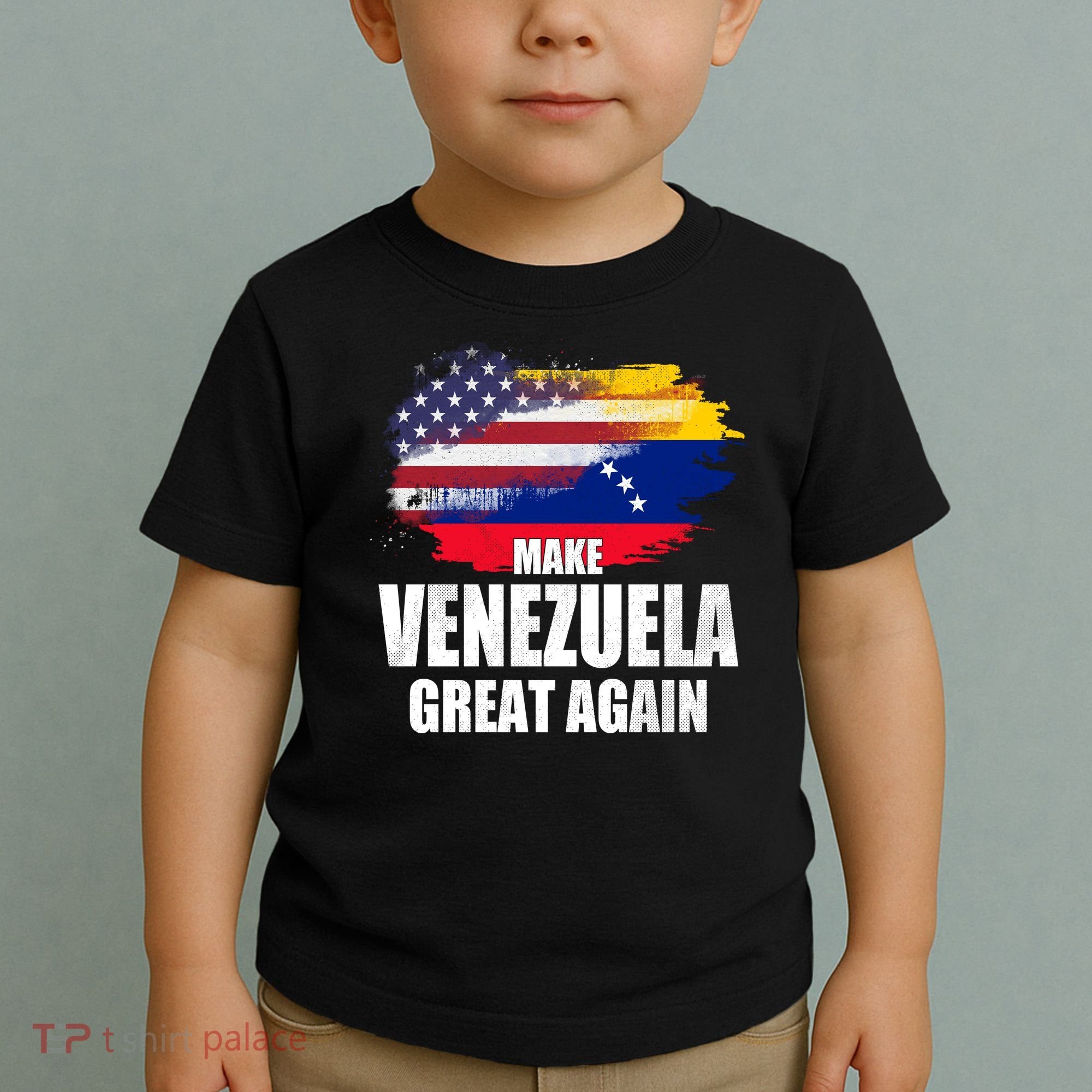 Make Venezuela Great Again USA Flag Toddler T-Shirt