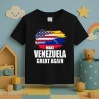 Make Venezuela Great Again USA Flag Toddler T-Shirt thumb 3