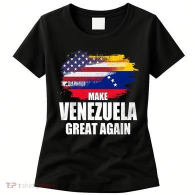 Make Venezuela Great Again USA Flag Women's T-Shirt