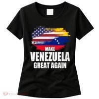 Make Venezuela Great Again USA Flag Women's T-Shirt thumb 0