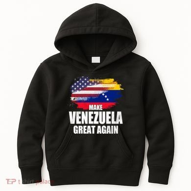 Make Venezuela Great Again USA Flag Kids Hoodie