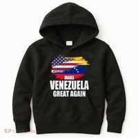 Make Venezuela Great Again USA Flag Kids Hoodie thumb 0