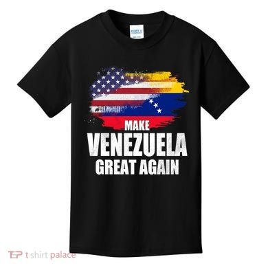 Make Venezuela Great Again USA Flag Kids T-Shirt