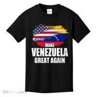 Make Venezuela Great Again USA Flag Kids T-Shirt thumb 0