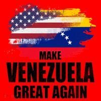 Make Venezuela Great Again USA Flag Santa Hat thumb 1