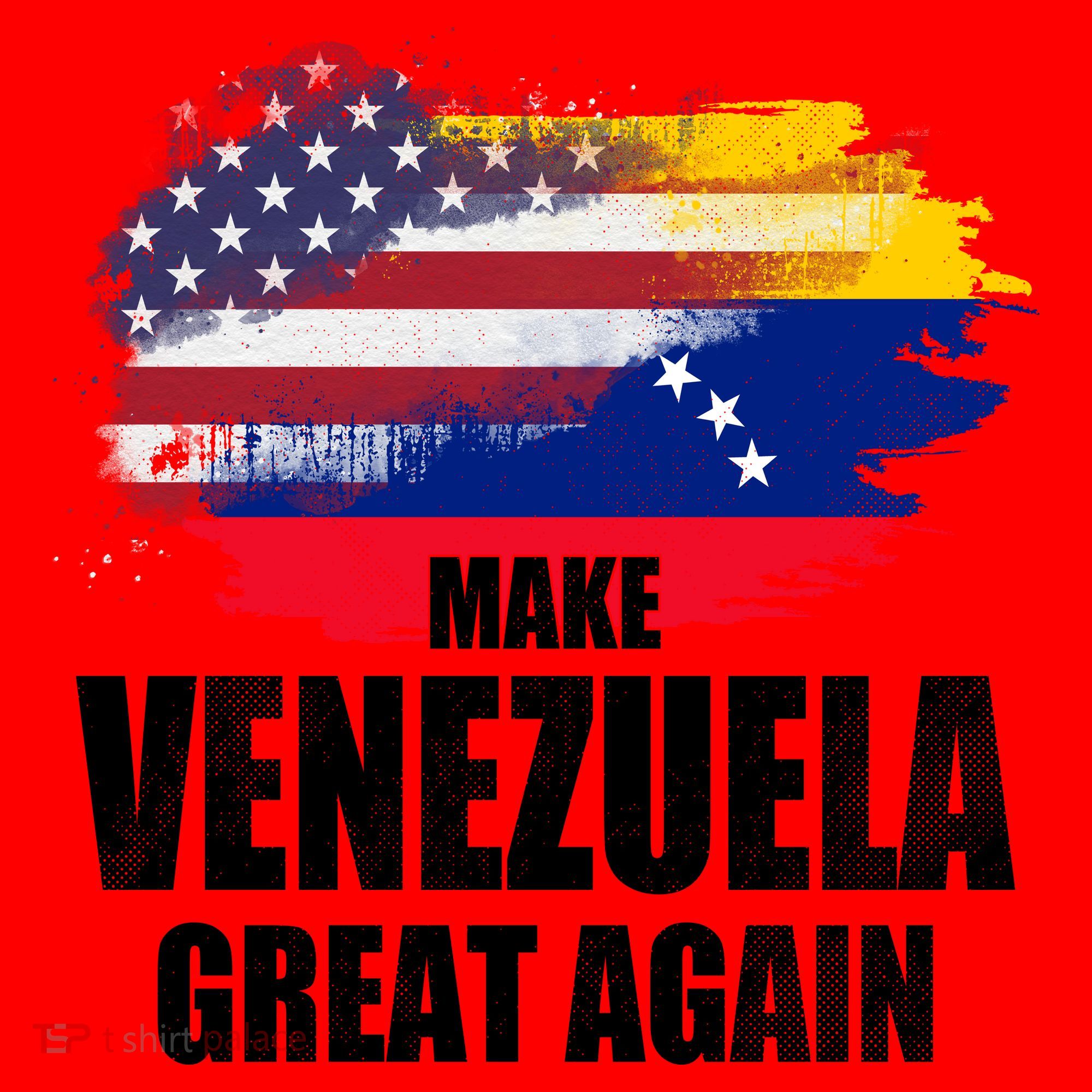 Make Venezuela Great Again USA Flag Santa Hat