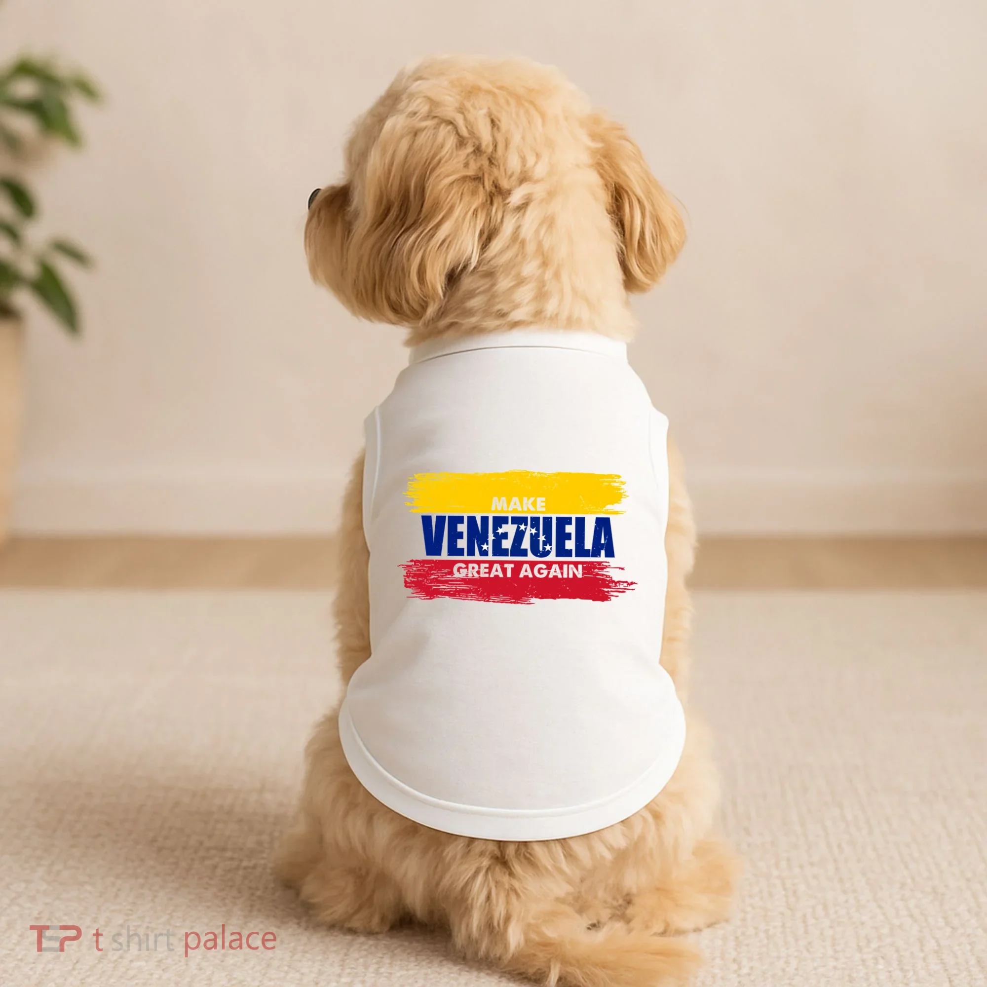 Make Venezuela Great Again Flag Doggie Tank
