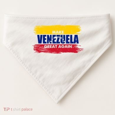 Make Venezuela Great Again Flag USA-Made Doggie Bandana