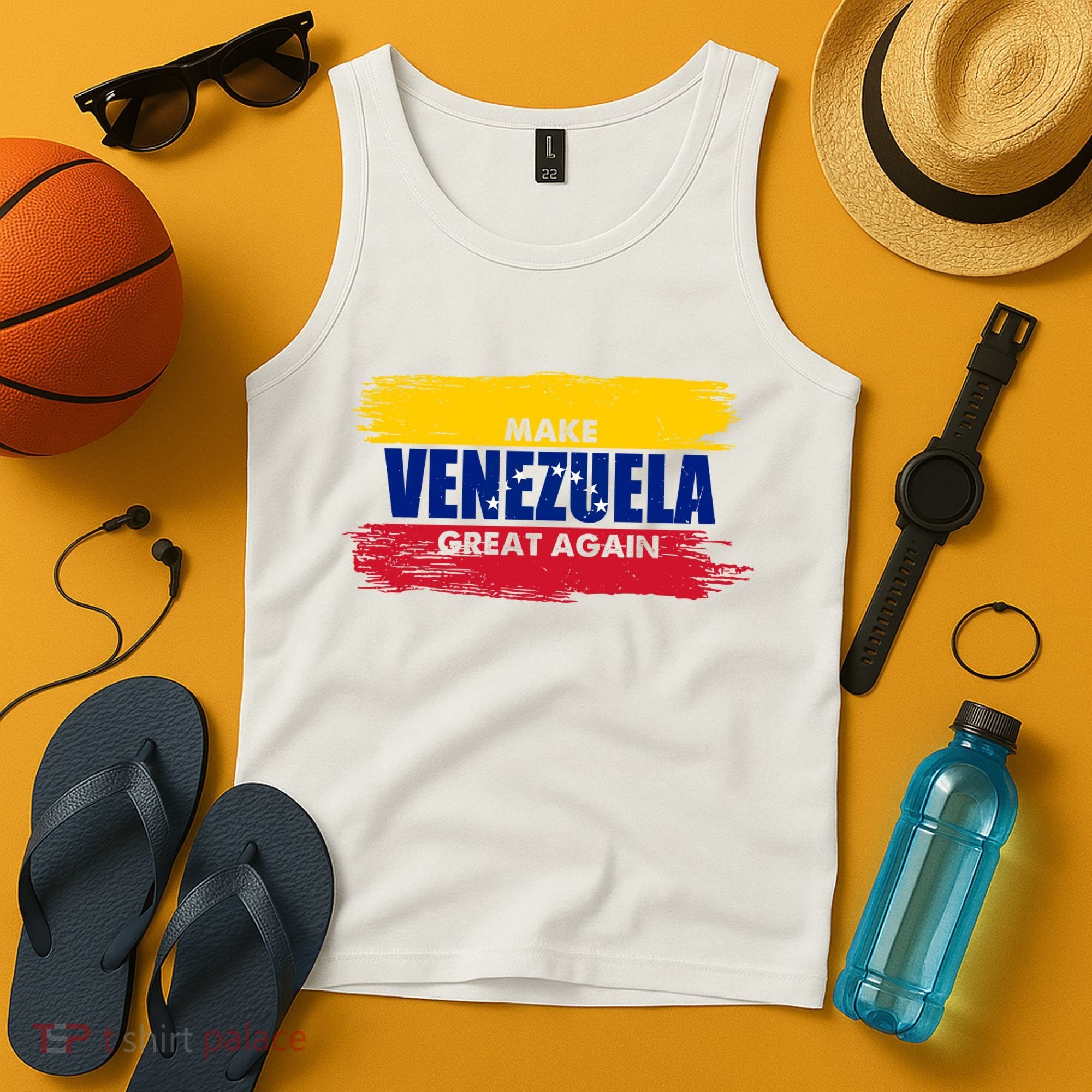 Make Venezuela Great Again Flag Tank Top