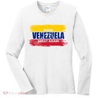 Make Venezuela Great Again Flag Women's Long Sleeve Shirt thumb 0
