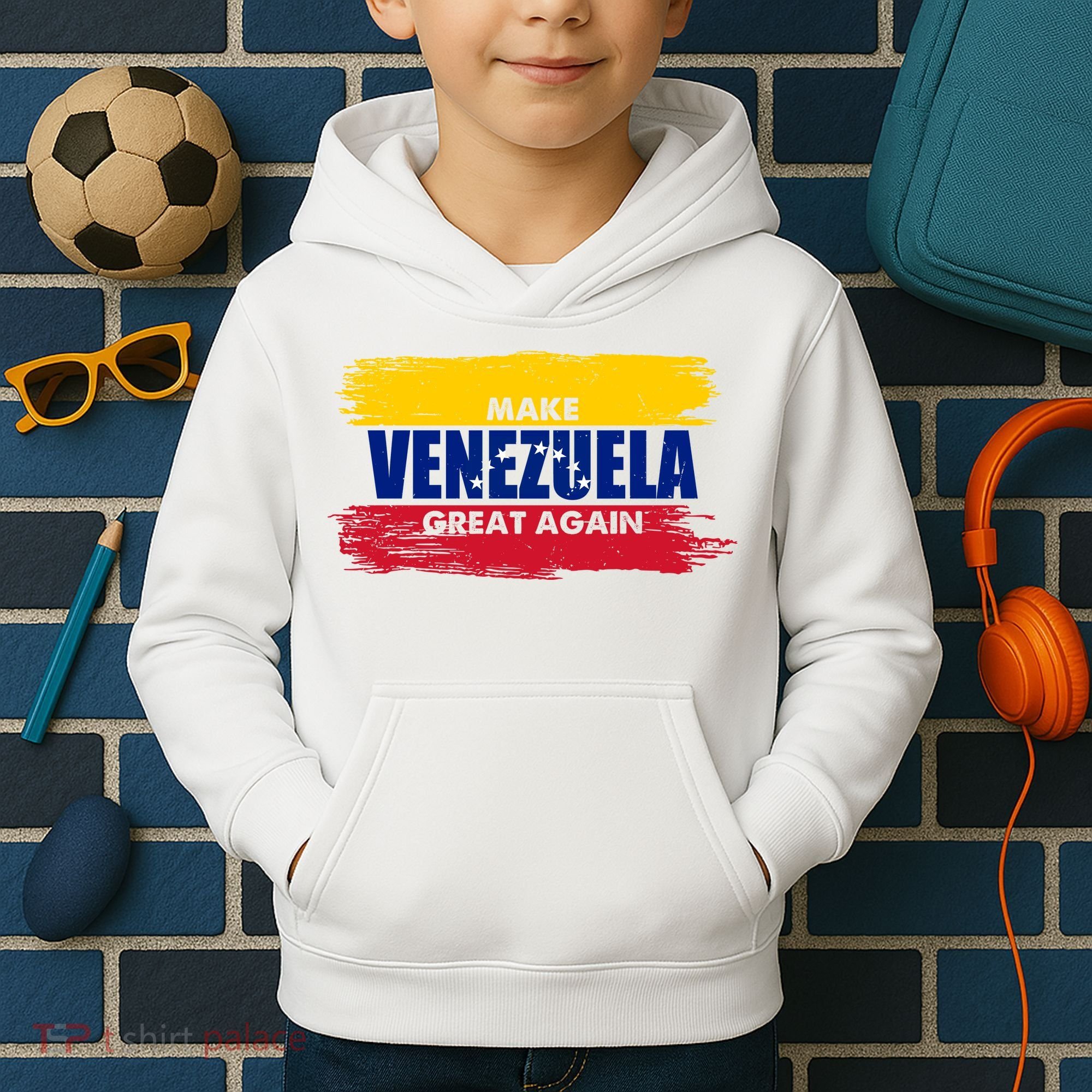 Make Venezuela Great Again Flag Kids Hoodie
