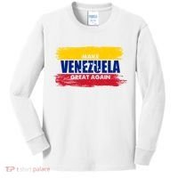 Make Venezuela Great Again Flag Kids Long Sleeve Shirt thumb 0
