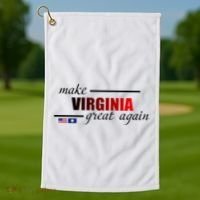 Make Virginia Great Again Golf Towel thumb 1
