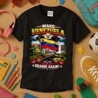 Make Venezuela Grande Again Kids T-Shirt thumb 3