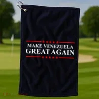 Make Venezuela Great Again Golf Towel thumb 1