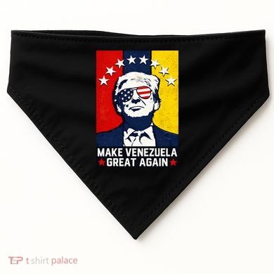 Make Venezuela Great Again Funny Donald Trump USA-Made Doggie Bandana