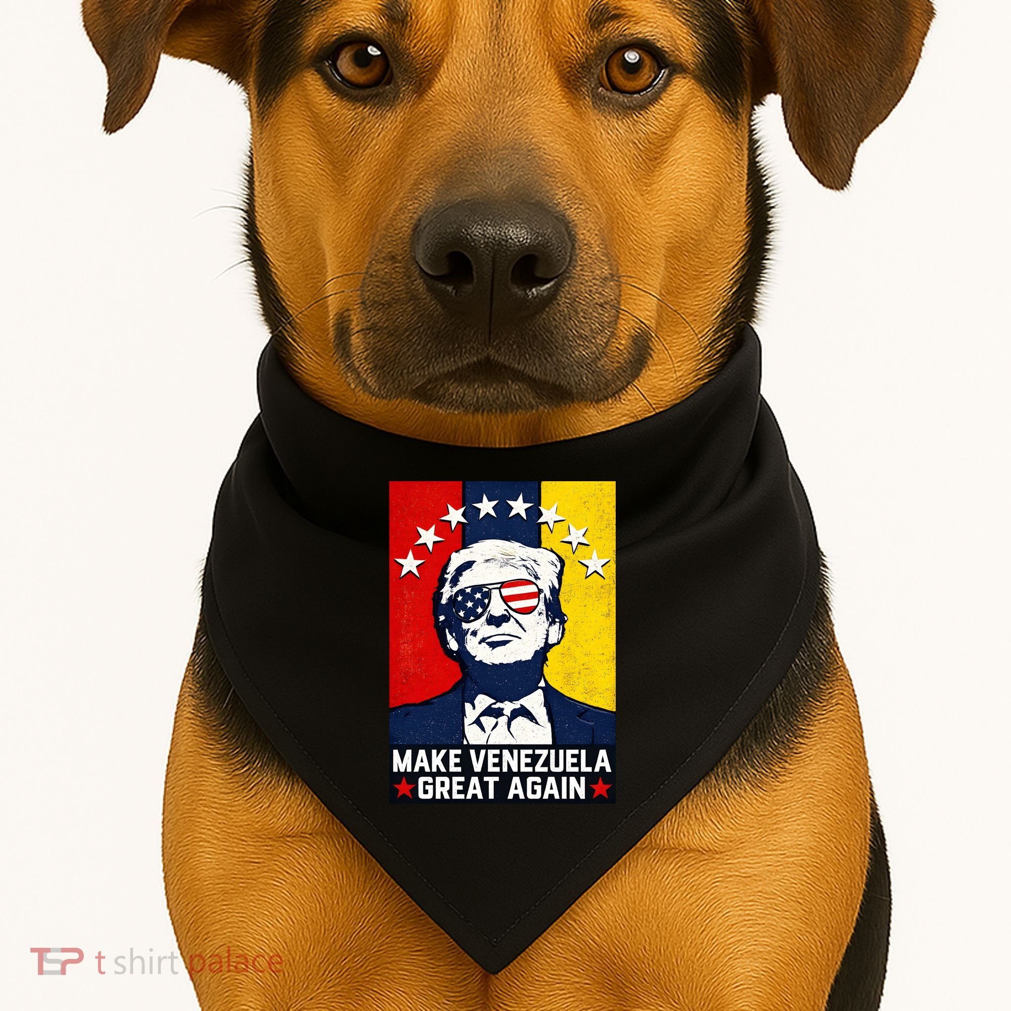 Make Venezuela Great Again Funny Donald Trump USA-Made Doggie Bandana
