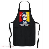 Make Venezuela Great Again Funny Donald Trump Apron thumb 0