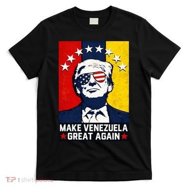 Make Venezuela Great Again Funny Donald Trump T-Shirt