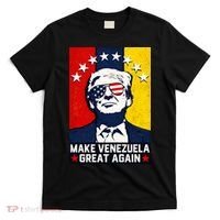 Make Venezuela Great Again Funny Donald Trump T-Shirt thumb 0