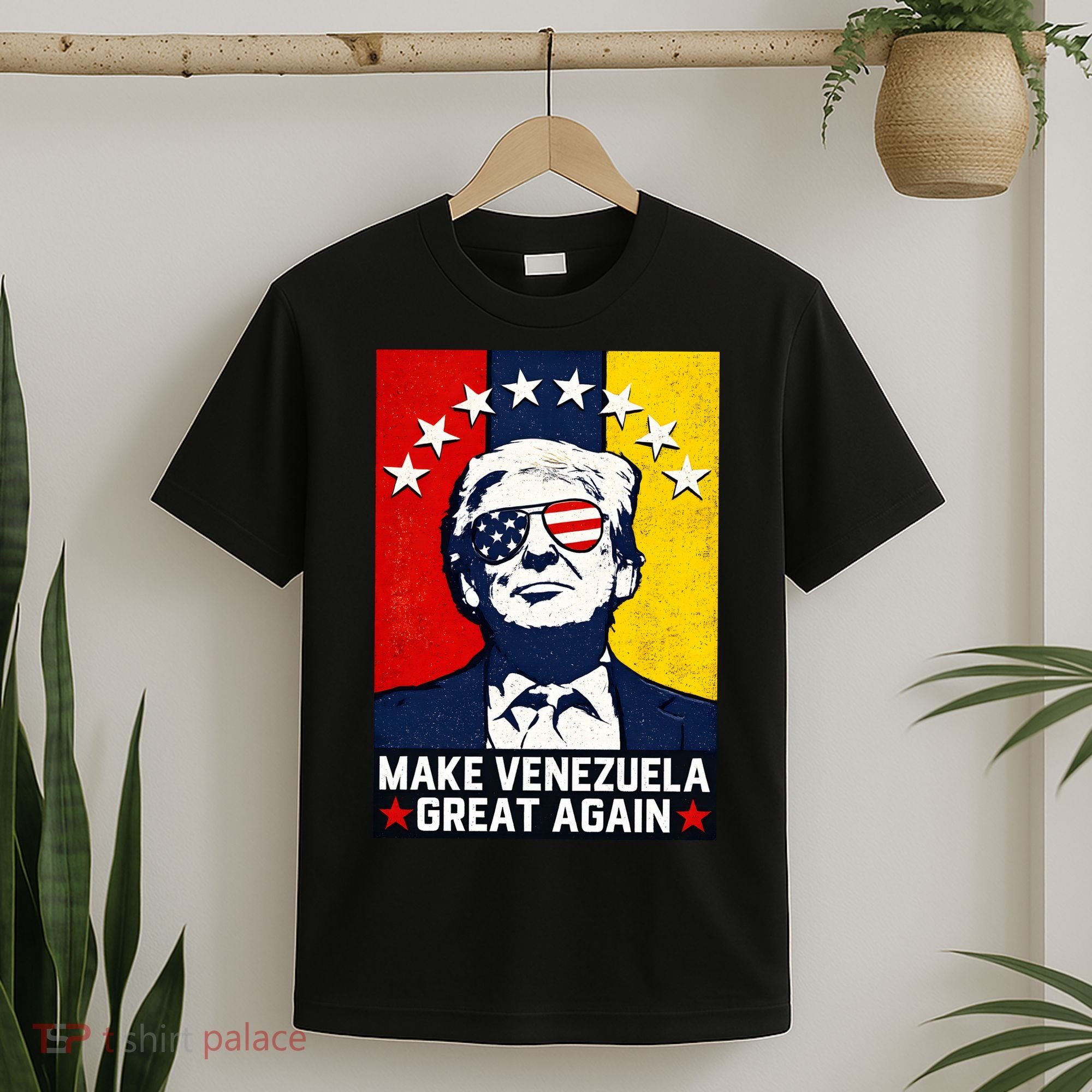 Make Venezuela Great Again Funny Donald Trump T-Shirt