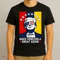 Make Venezuela Great Again Funny Donald Trump T-Shirt thumb 3
