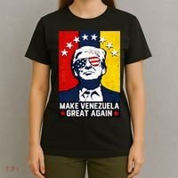 Make Venezuela Great Again Funny Donald Trump T-Shirt thumb 4