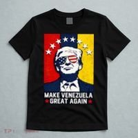 Make Venezuela Great Again Funny Donald Trump T-Shirt thumb 5