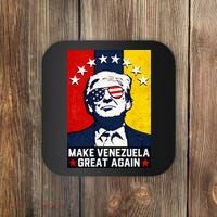 Make Venezuela Great Again Funny Donald Trump Coaster thumb 0
