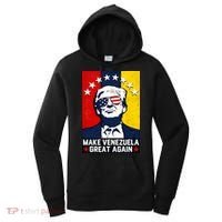 Make Venezuela Great Again Funny Donald Trump Women's Hoodie thumb 0