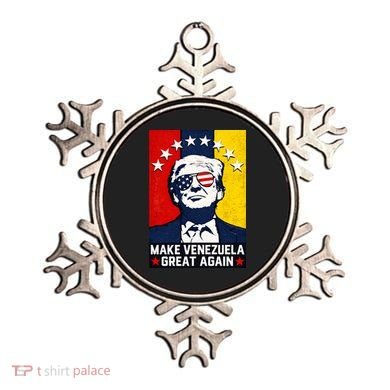 Make Venezuela Great Again Funny Donald Trump Ornament