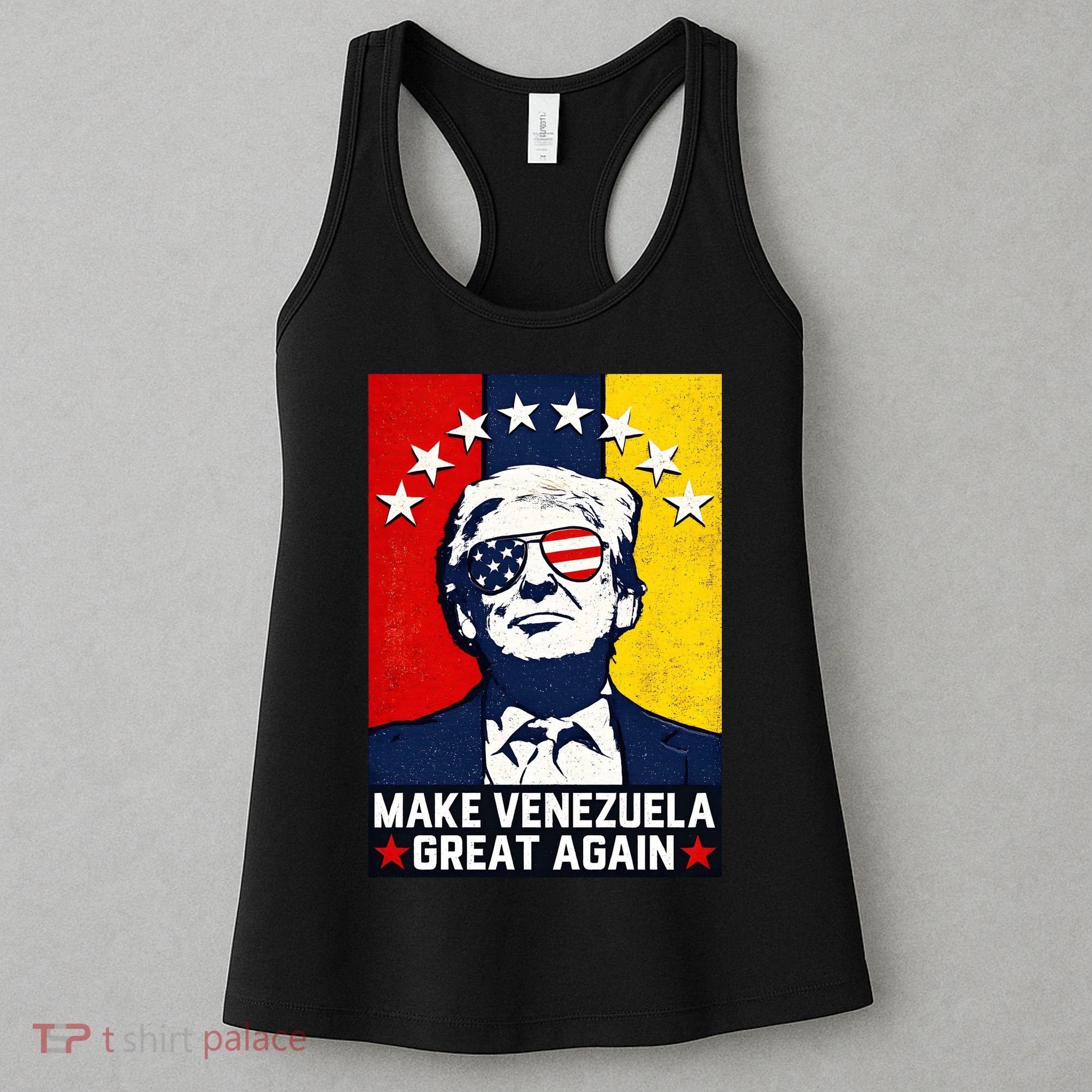 Make Venezuela Great Again Funny Donald Trump Women's Tank Top