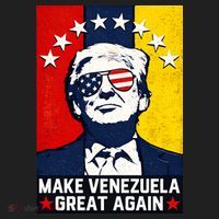 Make Venezuela Great Again Funny Donald Trump Hat thumb 2
