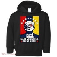 Make Venezuela Great Again Funny Donald Trump Toddler Hoodie thumb 0