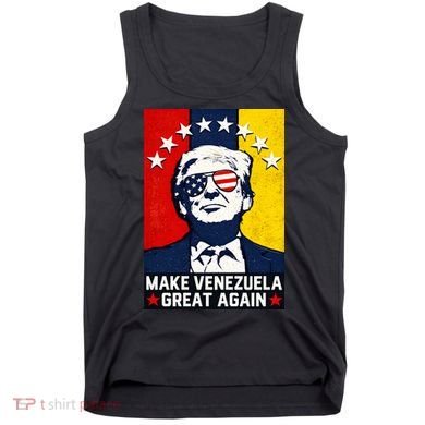 Make Venezuela Great Again Funny Donald Trump Tank Top