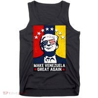 Make Venezuela Great Again Funny Donald Trump Tank Top thumb 0