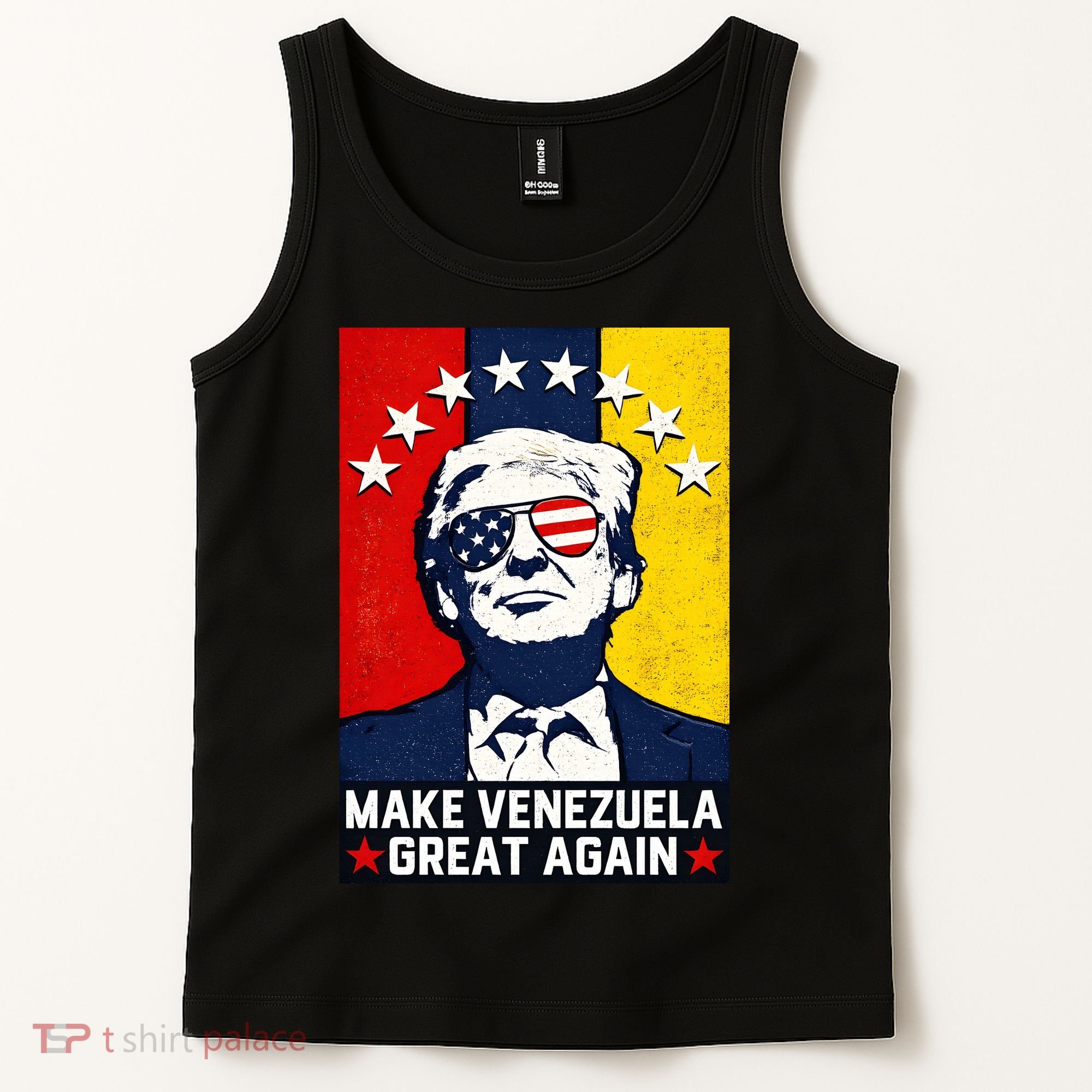 Make Venezuela Great Again Funny Donald Trump Tank Top