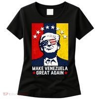 Make Venezuela Great Again Funny Donald Trump Women's T-Shirt thumb 0