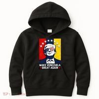 Make Venezuela Great Again Funny Donald Trump Kids Hoodie thumb 0
