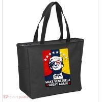 Make Venezuela Great Again Funny Donald Trump Tote Bag thumb 2