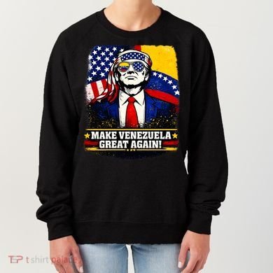 Make Venezuela Great Again Donald Trump Women's Sweatshirt