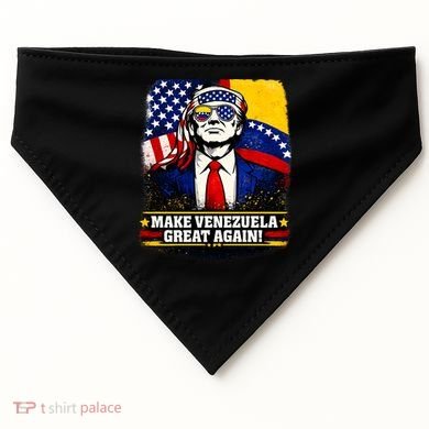 Make Venezuela Great Again Donald Trump USA-Made Doggie Bandana