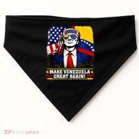 Make Venezuela Great Again Donald Trump USA-Made Doggie Bandana thumb 0