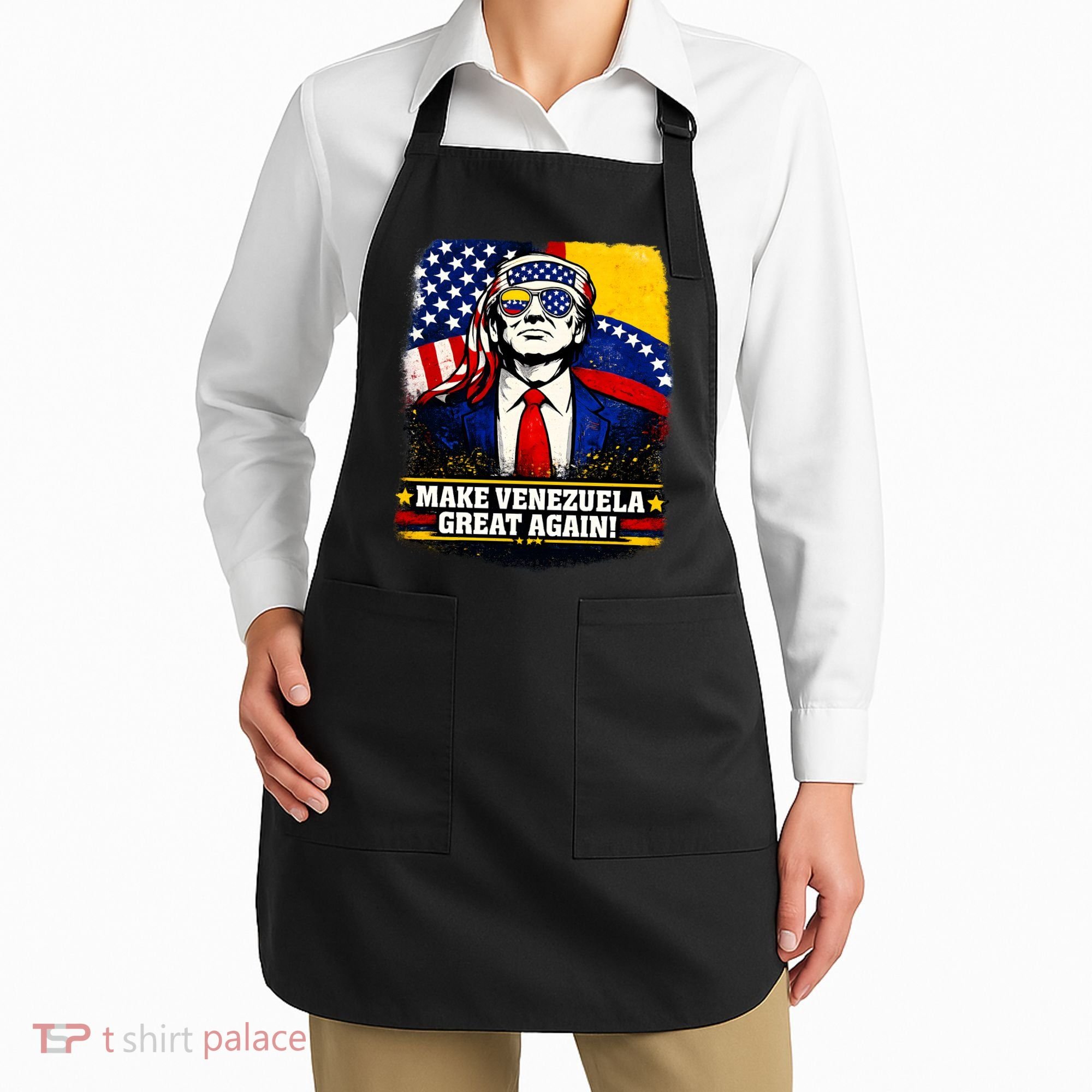 Make Venezuela Great Again Donald Trump Apron